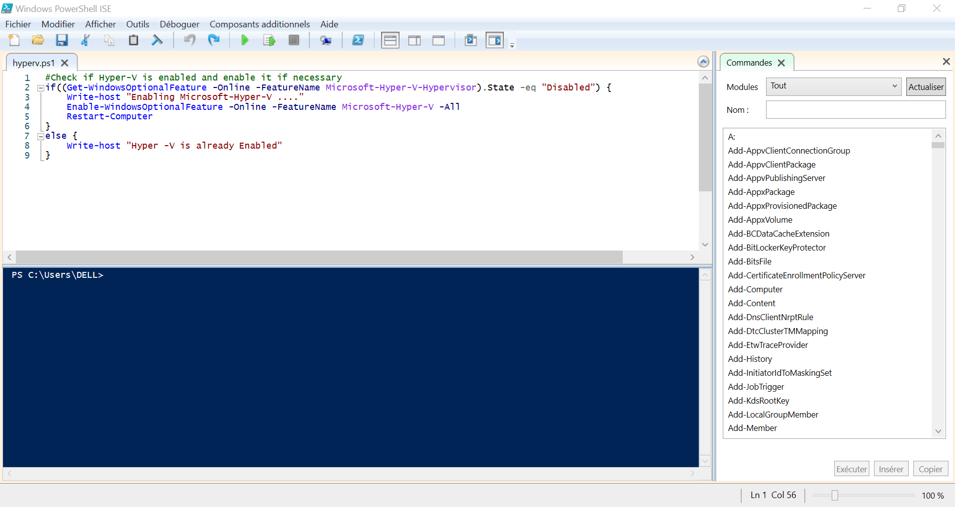 Powershell ISE